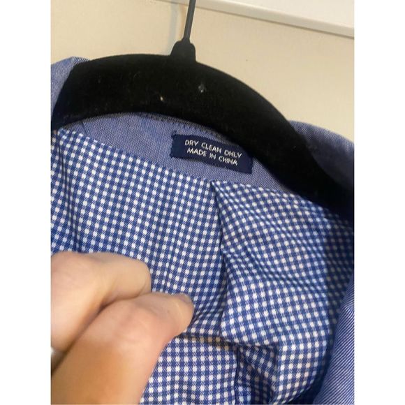 Saddlebred NWT Big & Tall Blue Chambray Sports Coat Cotton, Size 50, MSRP $125 - Picture 7 of 13